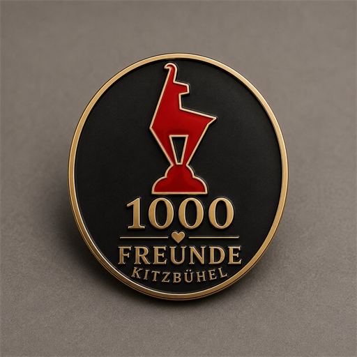 1000 Freunde Kitzbühel — Anstecknadel
